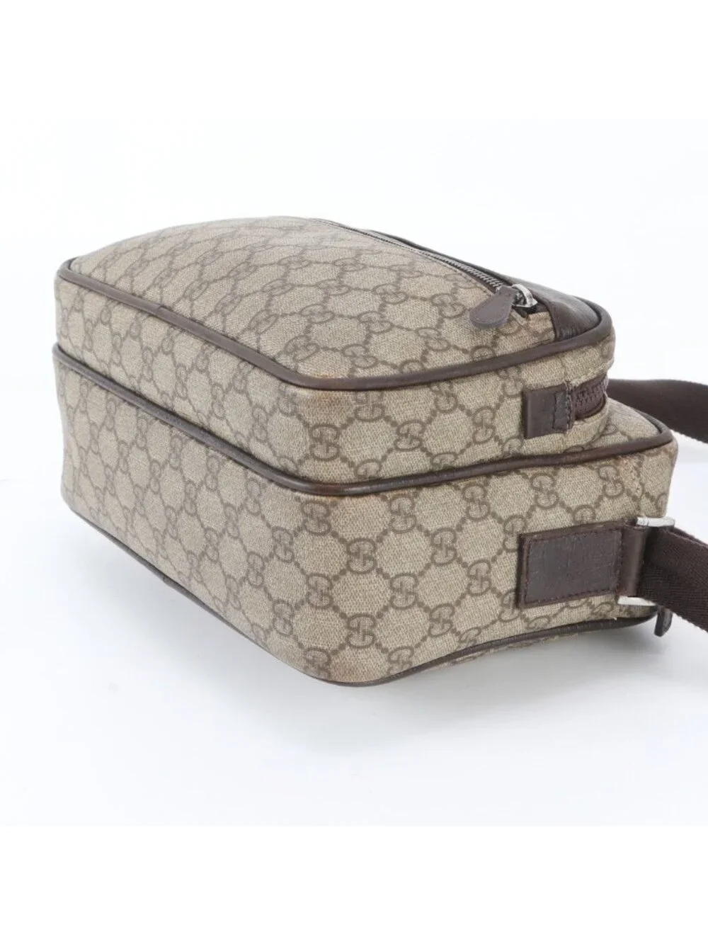 Gucci GG Supreme Leather Shoulder Bag Crossbody Messenger Business